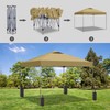 GDY 10x10 Pop Up Canopy Tent with Vents, 3 Adjustable