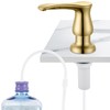 GAGALIFE Kitchen Sink Soap Dispenser Brushed Gold, Under Sink Soap