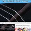 3Rolls 328ft 0.5 0.8 1.0mm Clear Bead Cord Crystal Elastic