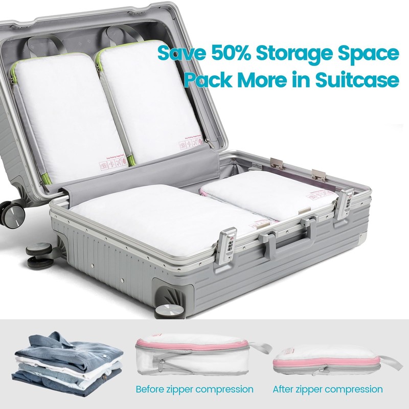 Cambond Compression Packing Cubes for Travel Women - 4 Pack