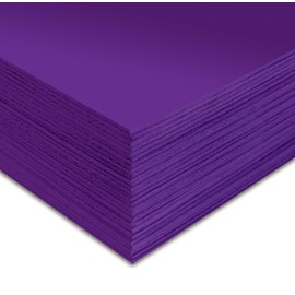 Purple EVA Foam Sheets, 30 Pack, 2mm Thick, 9 x 12 Inch, by Better Office Products, Purple Color, for Arts and Crafts, 30 Sheets Bulk Pack