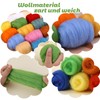40 Colours Needle Felting Set, 40 Colours 5 g each,