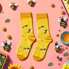 sockfun Funny Bee Socks Bumble Bee Gifts for Bee Lovers,