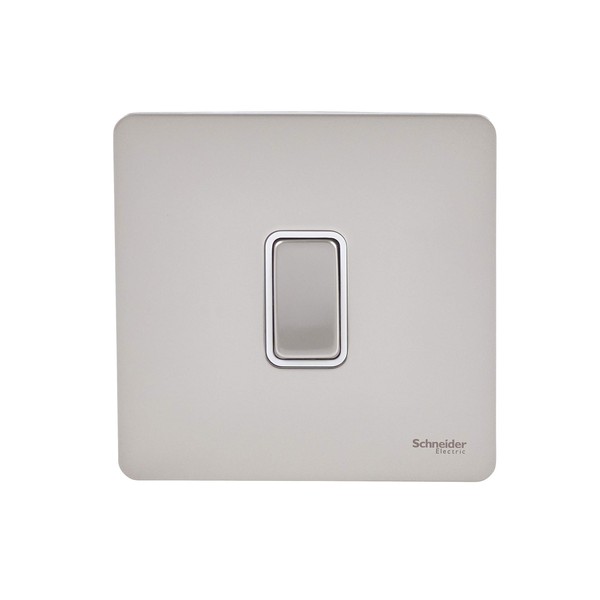 Schneider Electric Ultimate Screwless Flat Plate - Single Rocker 2