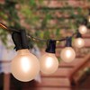 GOOTHY G40 LED Globe String Lights, 25Ft Outdoor Porch Frosted