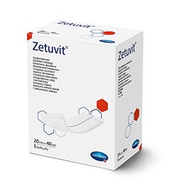 Zetuvit Sterile Absorbent Compresses 20x40 cm, 5 Compresses