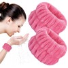 Xinwoxun 8 Pcs Women Face Wash Wristbands Microfiber Wrist Washband