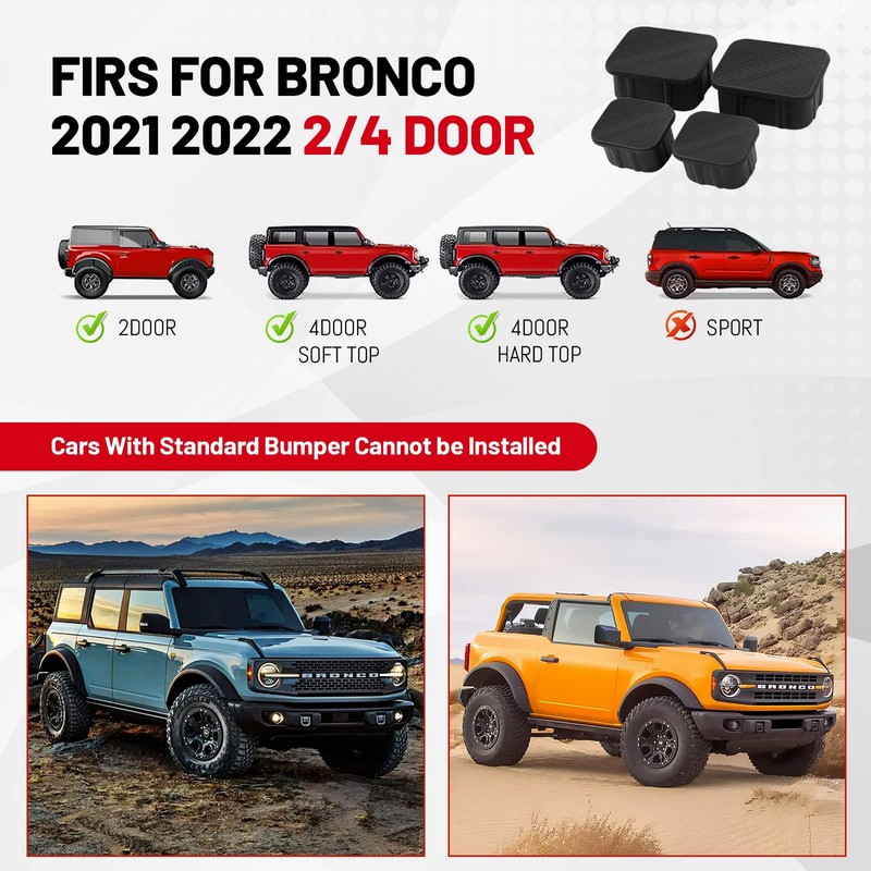 4PCS Front Axle Plug for Ford Bronco Accessories 2021 2022