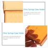 Healeved 5pieces Injection Box for Hospital Use Durable Plastic Syringe