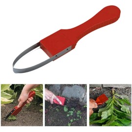 Garden Bandit Hand Loop Weeder Tool - Ergonomic Root Remover with Stainless Steel Loop, Portable Gardening Tool for Weeding & Loosening Soil, Handheld Weeder (24cm)