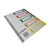 A4 5 Part Polypropylene Dividers with Index Cover