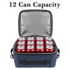 Linkidea Large Capacity Insulated 12 Can Lunch Cooler, Hard Shell
