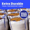 DURASACK Heavy Duty Builder's Bulk Bags 200-Gallon White Woven Polypropylene