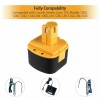 Powerextra 2-Pack 12V Battery For Lincoln PowerLuber Grease Gun LIN-1201