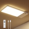 FULEN Rechargeable Motion Sensor Ceiling Light Upgraded,Closet Light with 12000mAh