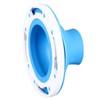 Toilet Flange Repair Kit Blue Durable Silicone ABS Easy Installation