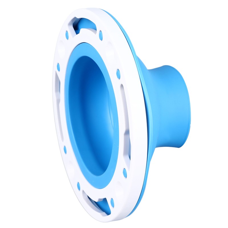 Toilet Flange Repair Kit Blue Durable Silicone ABS Easy Installation