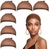 PYEUIFT Set of 6 Wig Caps Hair Net Wig Caps