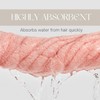 Toalla de microfibra para el cabello para niños, gorro de
