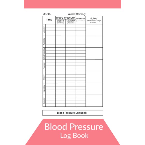 Blood Pressure Log book: Regular and final solution for measuring