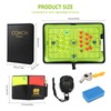 LUFEIS Football Tactical Board, Trainer Folder, Portable Trainer Folder with