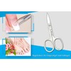 SMI Left-Handed Nail Scissors Curved Fingernail Toenail Scissors Manicure Pedicure