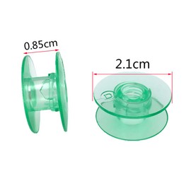 YEQIN 4123078-G Clear Green Plastic Bobbins WILL FIT, HUSQVARNA VIKING ect Sewing Machines(20pcs)