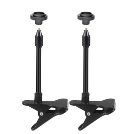Tonton 2-Pack Clip Clamp Mount Compatible with Blink Outdoor 4 (4th Gen), Blink Outdoor (3rd Gen), XT3, XT/XT2, Mini – 9.1 Inchs Gooseneck Arm, Tool-Free Adjustable Mount for Blink Camera System