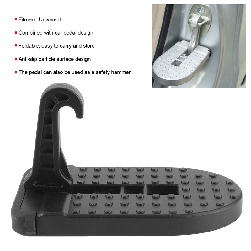 Car Door Latch Hook Step Aluminium Alloy Foot Pedal Ladder