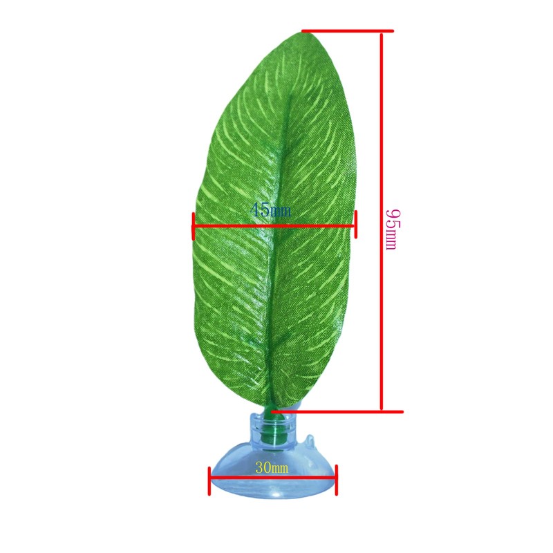 DODOAQUA 2 PCS Aqua Betta Fish Leaf Soft Bed Simulating