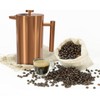 Modern Home 27oz FRENCH PRESS COPPER POT DOUBLE WALL STAINLESS