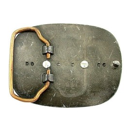 25x18 25mm x 18mm Oval Cabochon Antiqued Silver Color Belt Buckle Mounting CF573