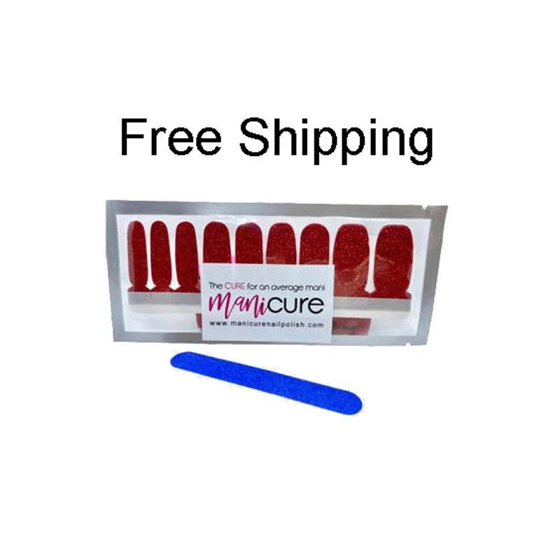 ManiCURE Nail Polish Checkered Past Design, ManiCURE Real Nail Polish