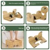 Foldable Toilet Stool Squat for Adults and Kids, 7" &