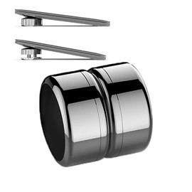 AIYUJIWU Laptop Stand, Laptop Stand, Laptop Holder, Aluminum, Macbook PC Stand, Human, Engineering, Magnetic, Footheat, Aluminum Alloy, Durable, Cooling, Heat Dissipation, Lightweight, Anti-Slip, Convenient to Carry (Gray)