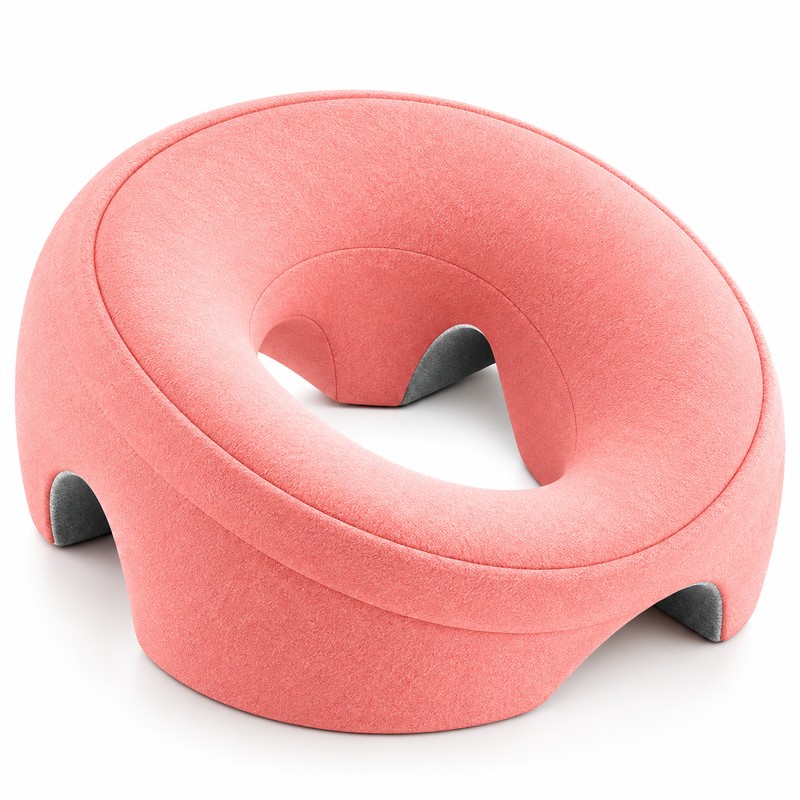 Memory Foam Face Down Pillow for Prone Rest – Open-Center