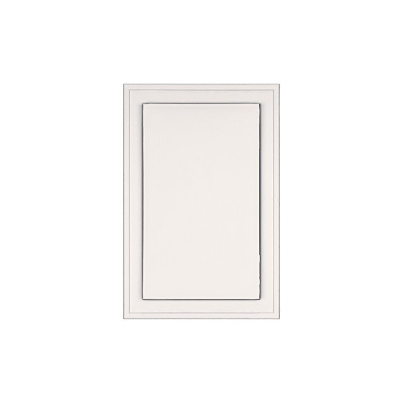 Builders Edge 130120001117 Jumbo Mounting Block 117, Bright White