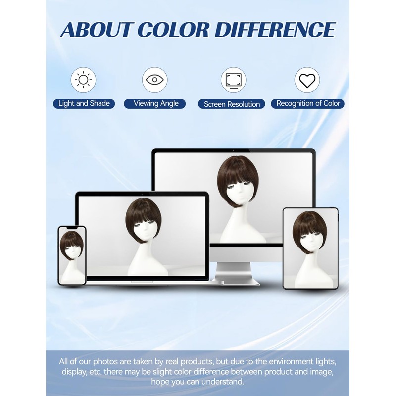 HAIRCUBE Hair Toppers for Women 10inch Golden Brown Toppers Hair