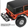 Metal Rear Bumper Back Hitch Carrier with Light for Traxxas