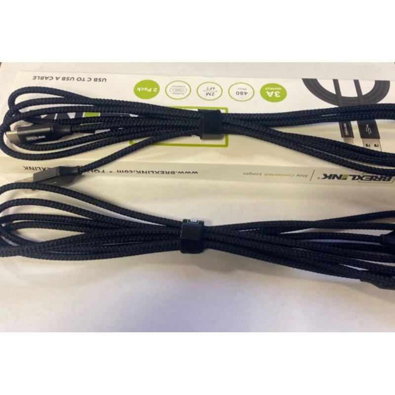 Brexlink 2PACK, BrexLink USB C Cable, Type C Charger USB