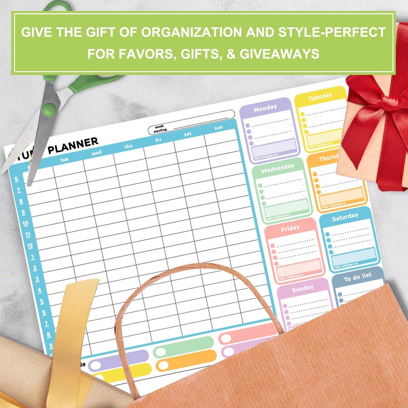 A4 Thick Study and Revision Planner Pad for Scheduling and