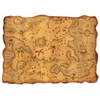Plastic Treasure Map Party Accessory (1 count) (1/Pkg)