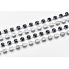 KAOYOO 5 Yards 6MM Crystal Rhinestone Close Chain Trim for