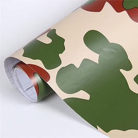 ARMY CAMOUFLAGE CAR VINYL WRAP SHEET STICKER FILM CAR VINYL WRAPPING AIR BUBBLE FREE army 50CM X 1.52M