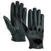 NEW Men's Water Resistant Perforated Leather Driving, Riding, Motorcycle Gloves