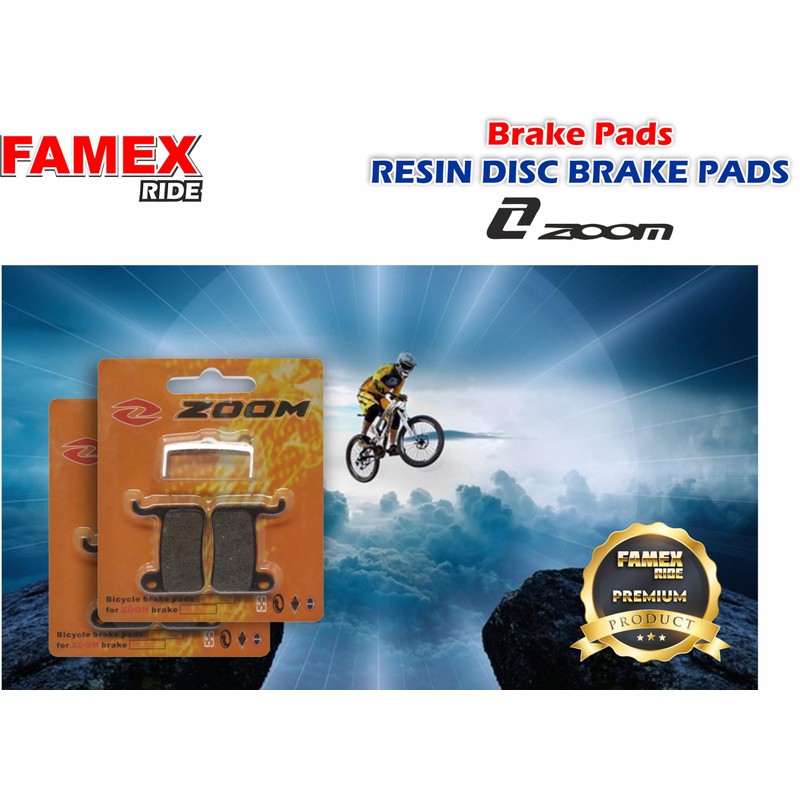ZOOM 2 X Pair Brake Pads For Zoom Mechanical and