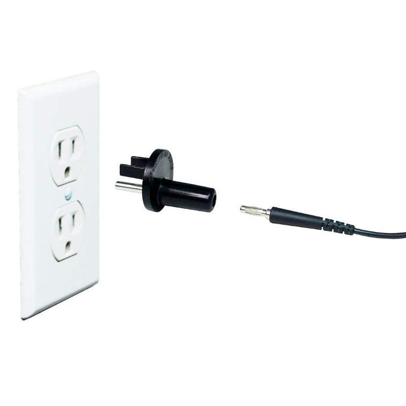 Desco Banana Jack Outlet Plug Adapter | Universal Ground Connection