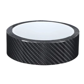 Ymiko Carbon Fibre Strips Anti Scratch Carbon Fibre Car Door Edge Protection Sticker Detailing Wrap Protective Film Detailing Wrap Tape (3 cm x 3 m)