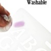 Letter Stencils for Painting, 12 Pcs Reusable Plastic Alphabet and