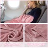 ForestM Women’s Travel Essentials – 2-in-1 Airplane Blanket & Pillow,